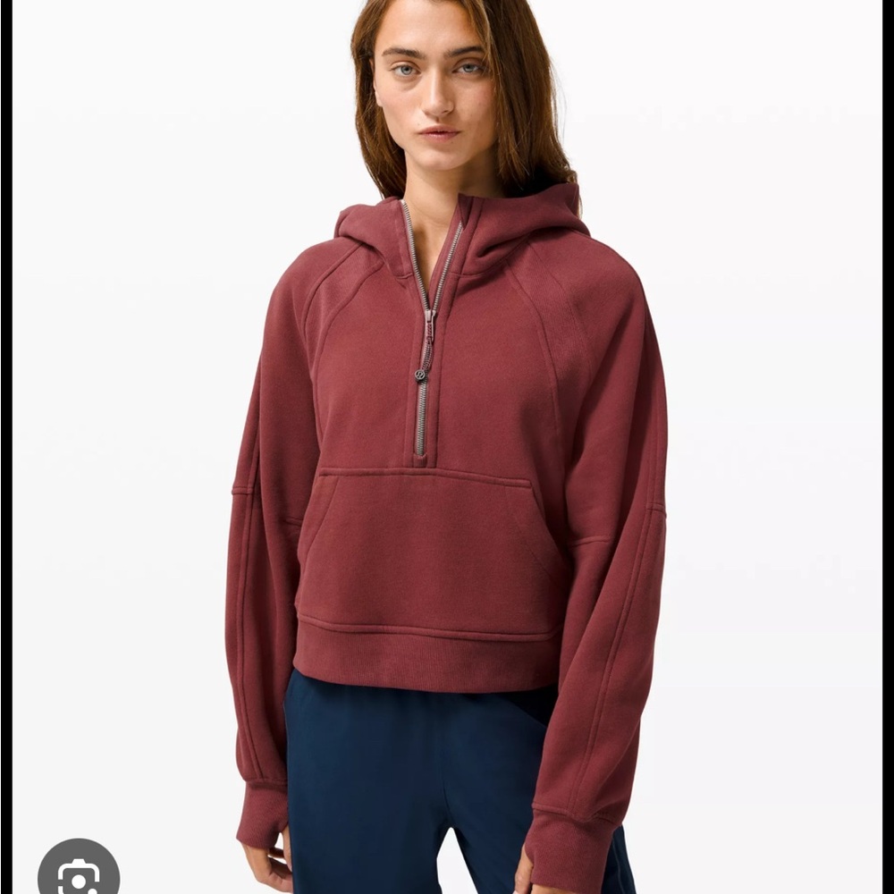 Lululemon Burgundy Scuba Hoodie